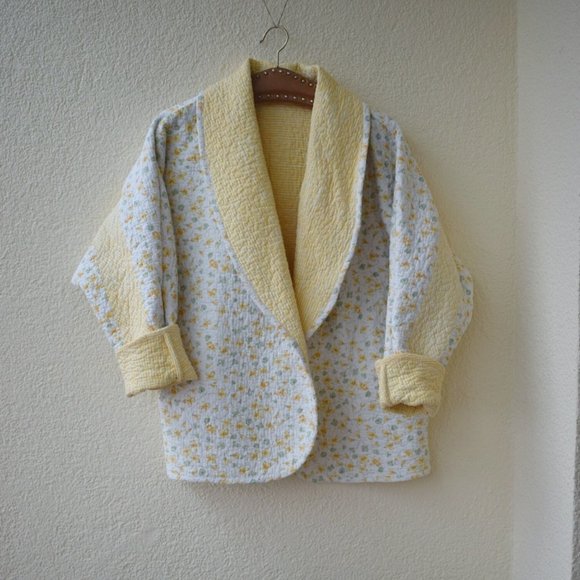 Handmade Jackets & Blazers - Vintage Quilt Jacket